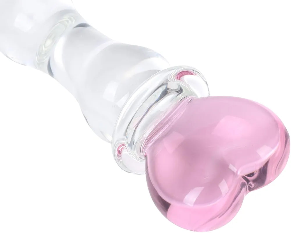 Premium Crystal Glass Pleasure Wand for G-Spot Stimulation and Intimate Massage