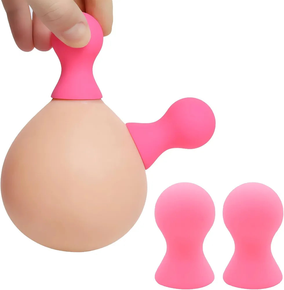 Adjustable Nipple Suction Stimulators for Women - Beginner-Friendly BDSM Breast Play Set
