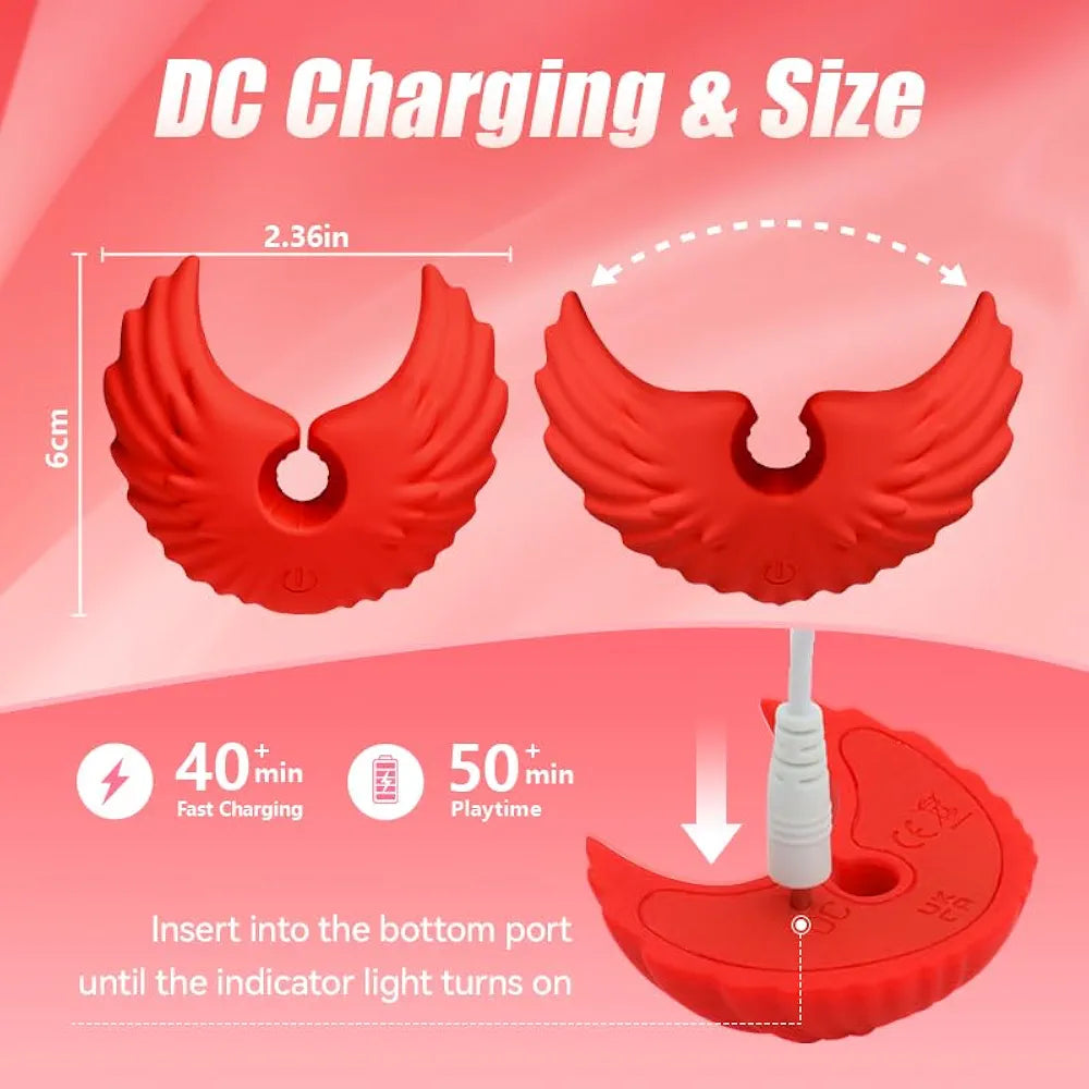 Remote-Controlled 10-Mode Vibrating Nipple Clamps for Couples