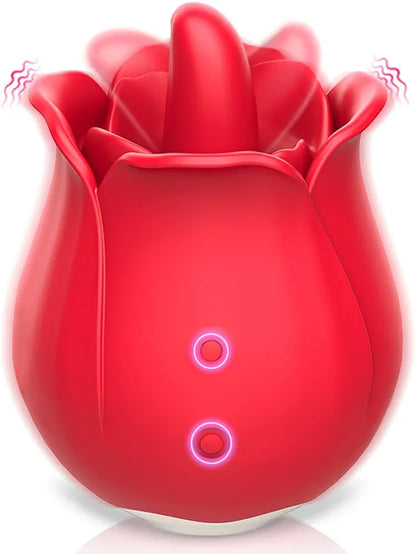 Visetoyz 9-Mode Tongue Licking Clitoral and Nipple Stimulator for Women