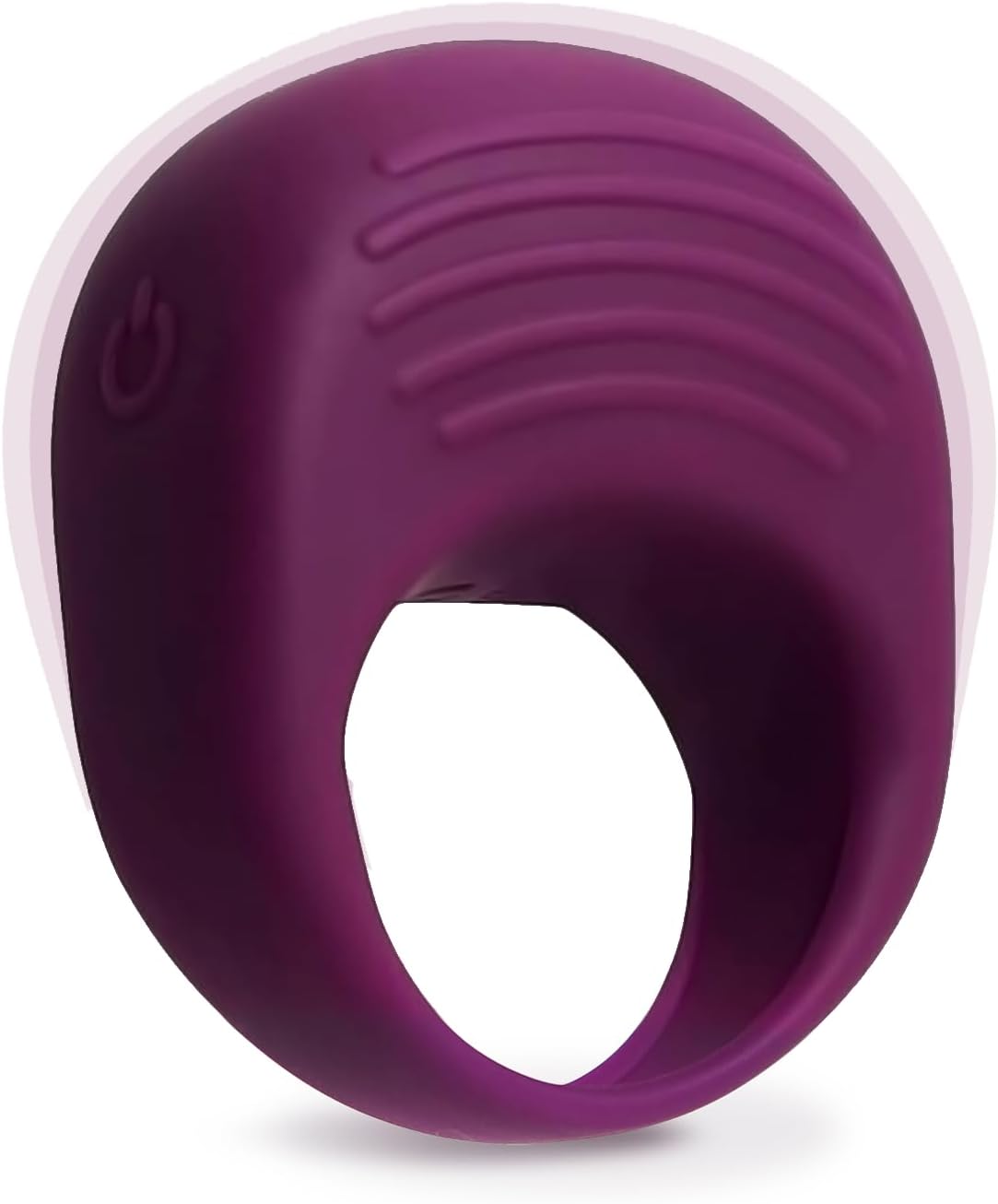 plusOne Rechargeable Silicone Vibrating Ring - 10 Vibration Modes, Waterproof Couples Massager