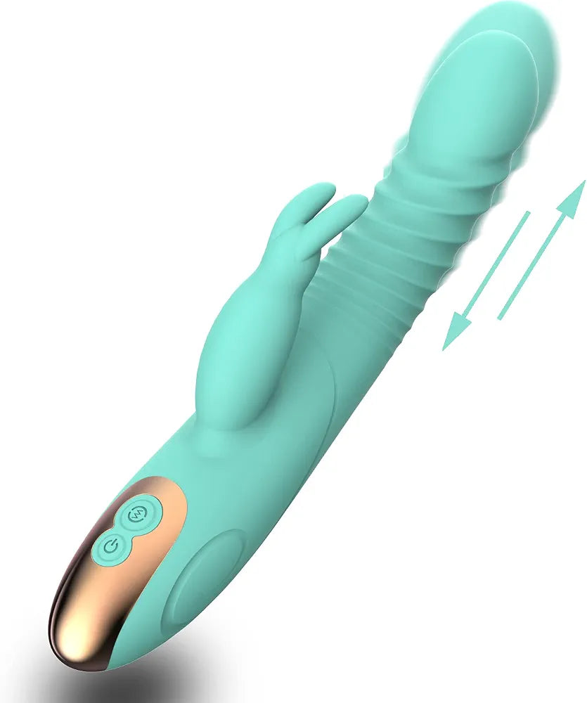 7-Mode Rabbit G-Spot & Clitoral Vibrator with Wand Massager for Couples