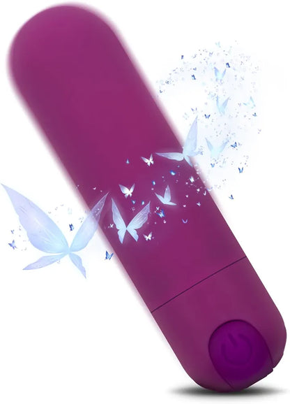 Premium Cordless Handheld Massager with 10 Vibration Modes - Quiet & Portable Travel Design