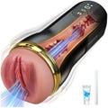 Bestvibe Automatic Realistic Male Masturbator with 5 Suction Modes and 10 Vibration Patterns