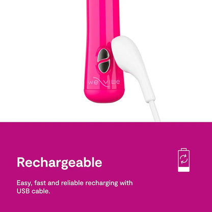 Tango Rechargeable Waterproof Clitoral Vibrator with 8 Modes