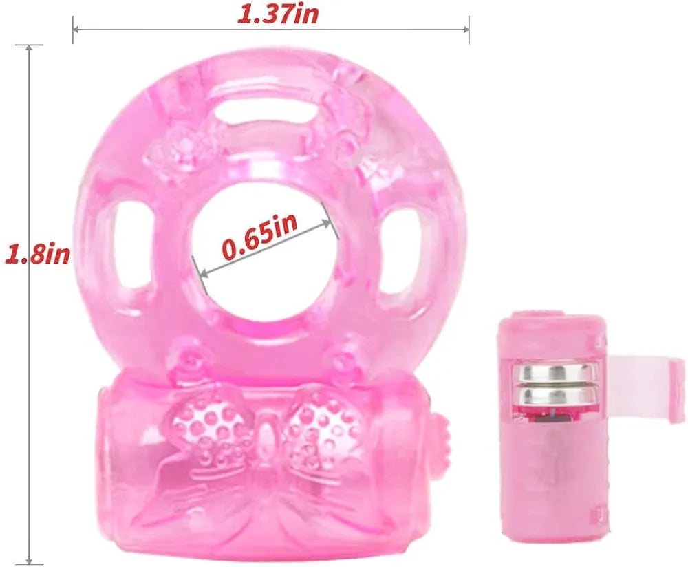 5-Pack Disposable Vibrating Clitoral and G-Spot Stimulator Rings for Enhanced Intimacy