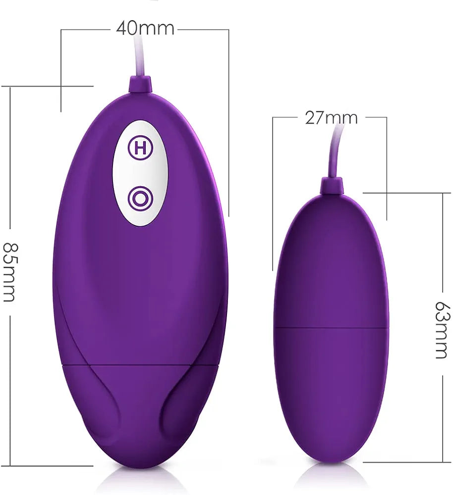 Premium Waterproof Remote-Controlled Silicone Love Egg with 13 Vibration Modes
