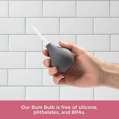 Pure for Men Bum Bulb: 3 oz Reusable Anal Douche and Enema Kit with Detachable Tip