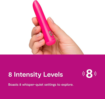 Tango Rechargeable Waterproof Clitoral Vibrator with 8 Modes