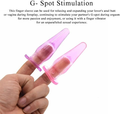 Ergonomic Finger-Mounted Vibrator for Targeted G-Spot and Anal Stimulation