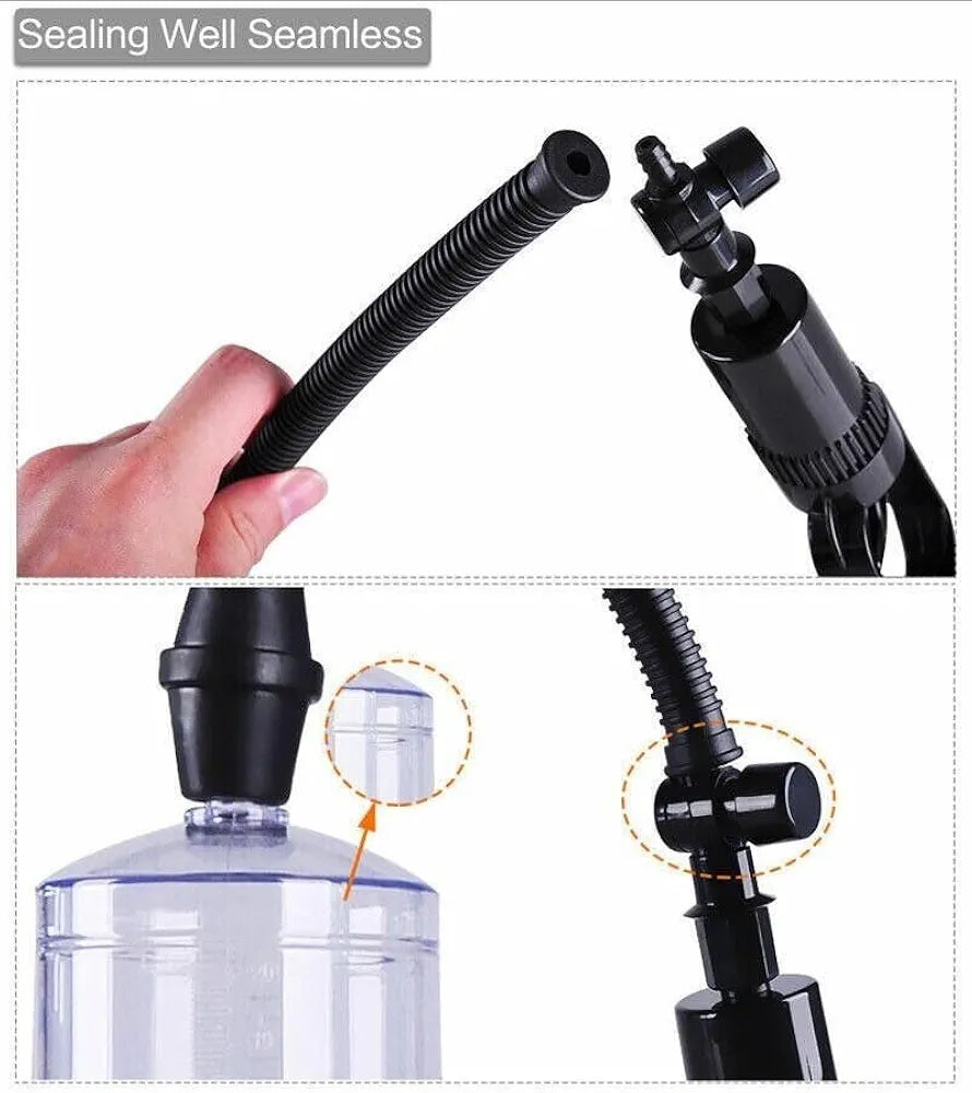 Manual Penis Vacuum Pump for Erection Enhancement and Training