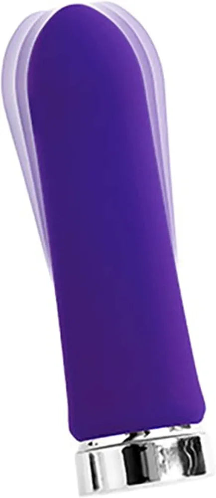 VeDO BAM Rechargeable Bullet Vibrator - Waterproof 10-Mode Personal Massager, Purple