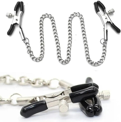 Adjustable Metal Nipple Clamps for Couples Sensual Stimulation