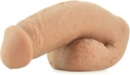 Doc Johnson Pack It Realistic Flaccid Prosthetic Penis - Caramel Lite