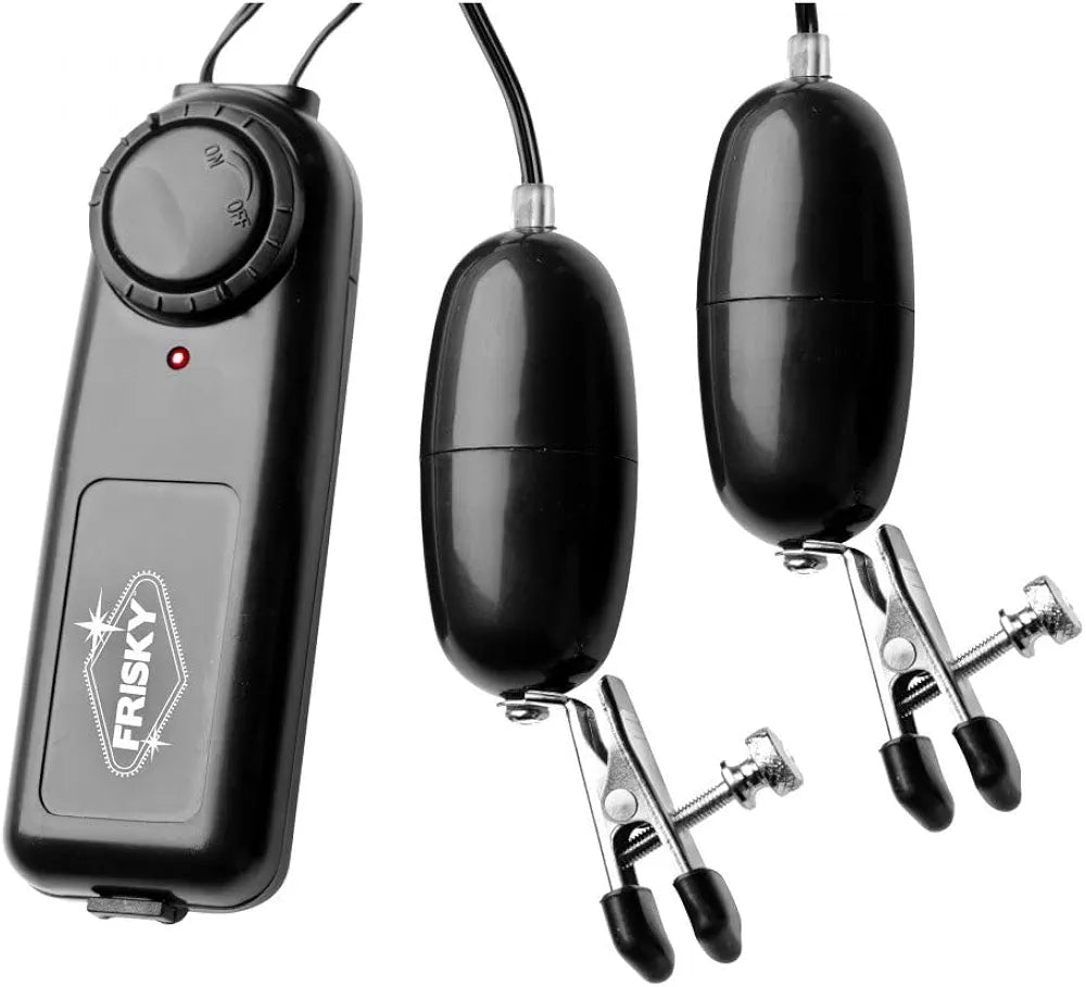 Adjustable Multi-Speed Vibrating Nipple Stimulation Clamps