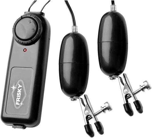 Adjustable Multi-Speed Vibrating Nipple Stimulation Clamps