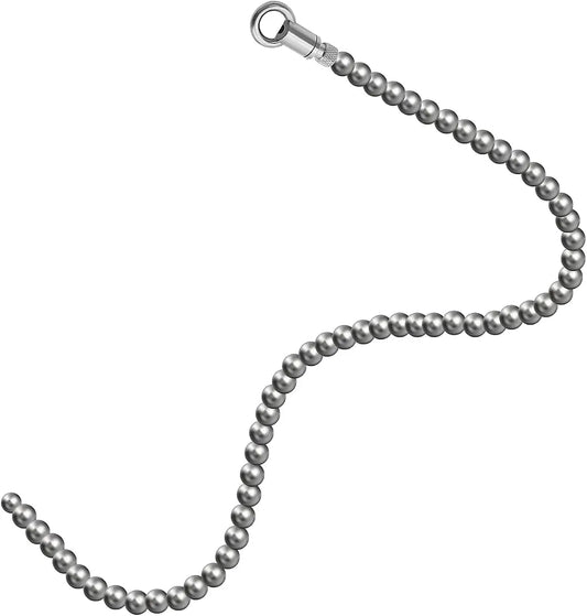 19.69-Inch Stainless Steel Smooth Urethral Sounding Dilator and Stretching Rod