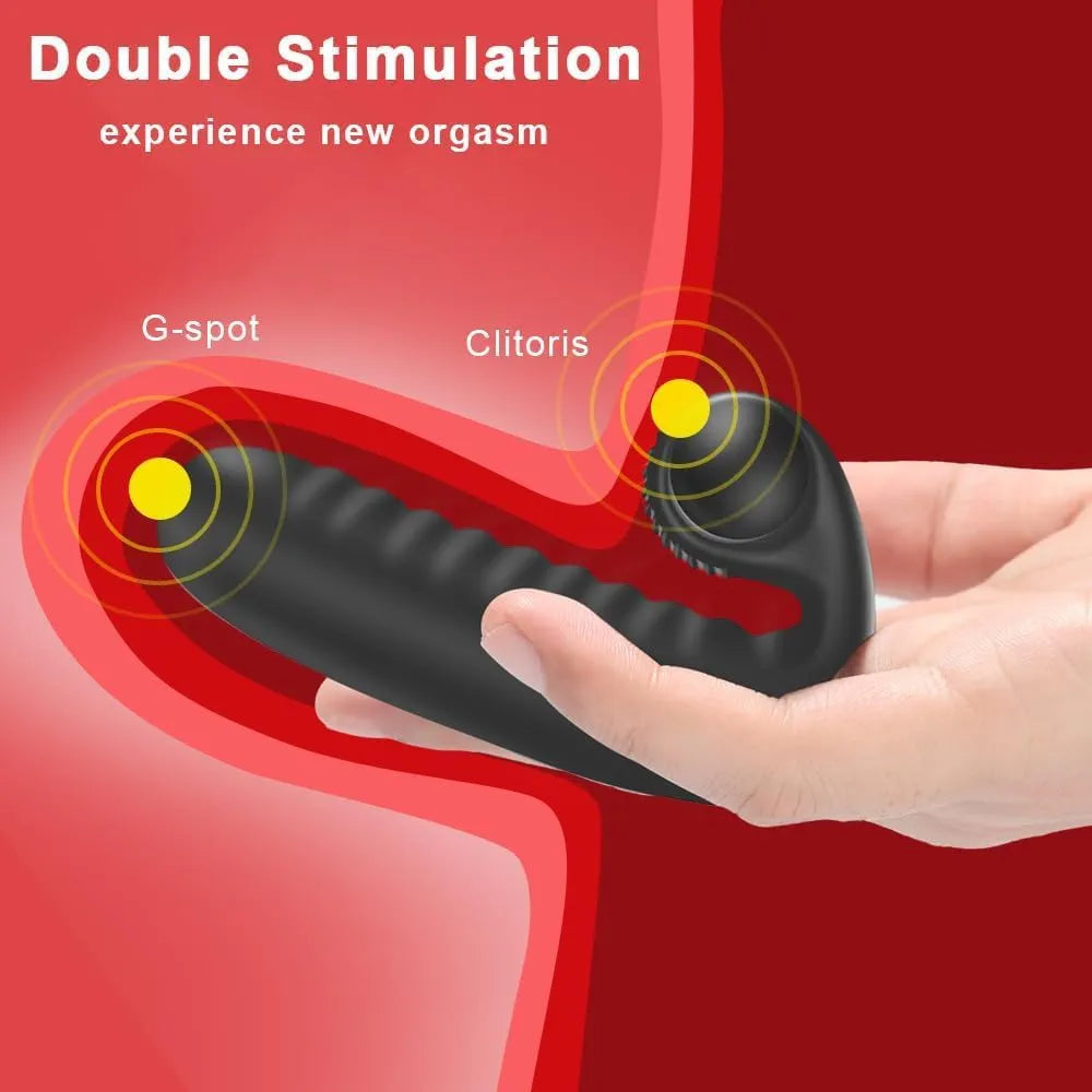 Silicone Finger-Wearable G-Spot and Clitoral Stimulator for Women