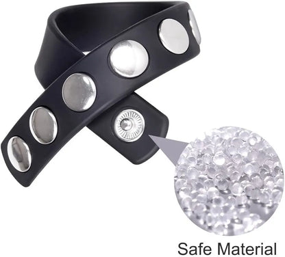 Premium Silicone Adjustable Cock and Ball Ring Set for Enhanced Performance