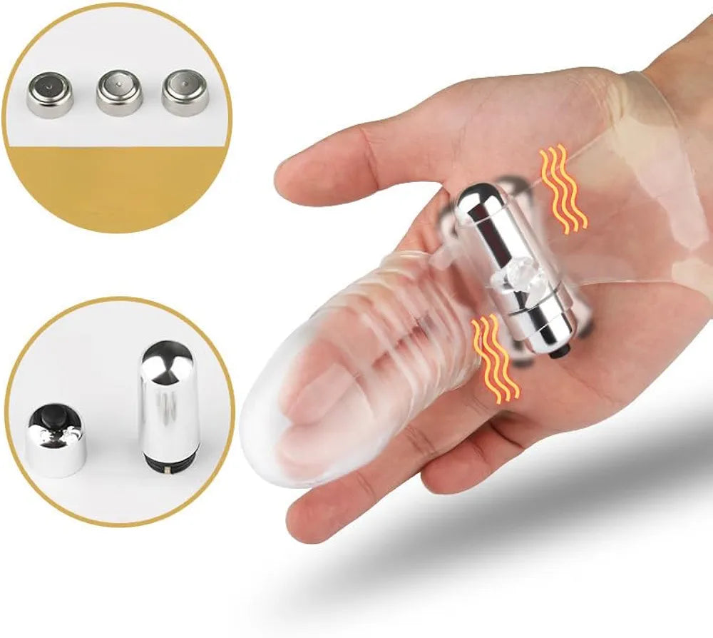 Silicone G-Spot and Clitoral Stimulator Sleeve for Couples
