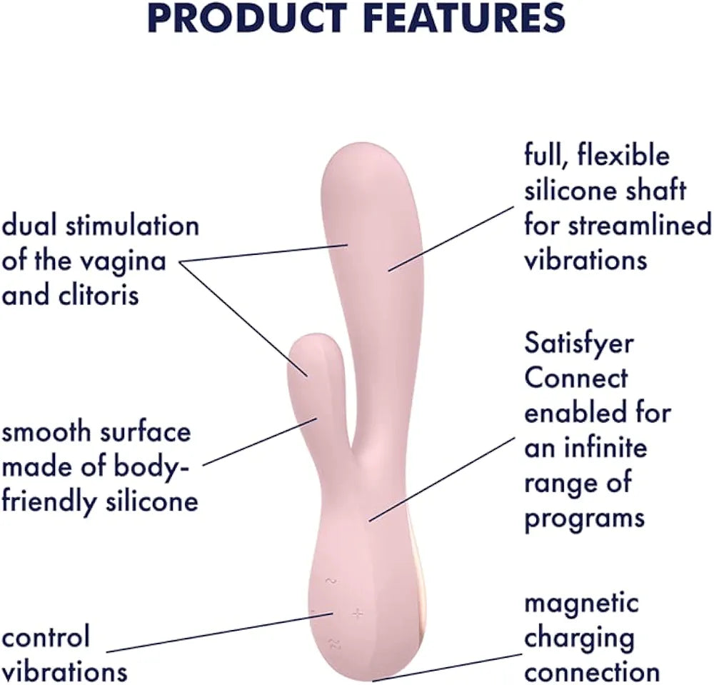 Satisfyer Mono Flex App-Controlled Rabbit Vibrator for Targeted Stimulation