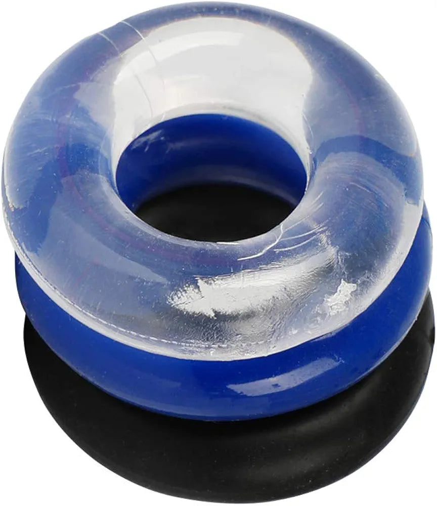10-Piece Waterproof Silicone Penis Ring Set for Enhanced Performance and Delay