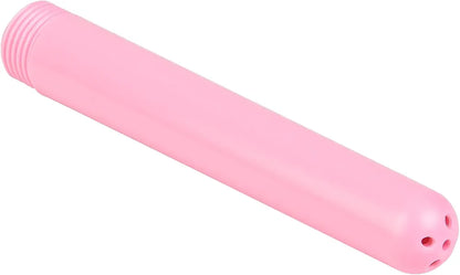 Portable Pink Shower Enema System with Water Control Valve and Nozzle Kit for Personal Hygiene