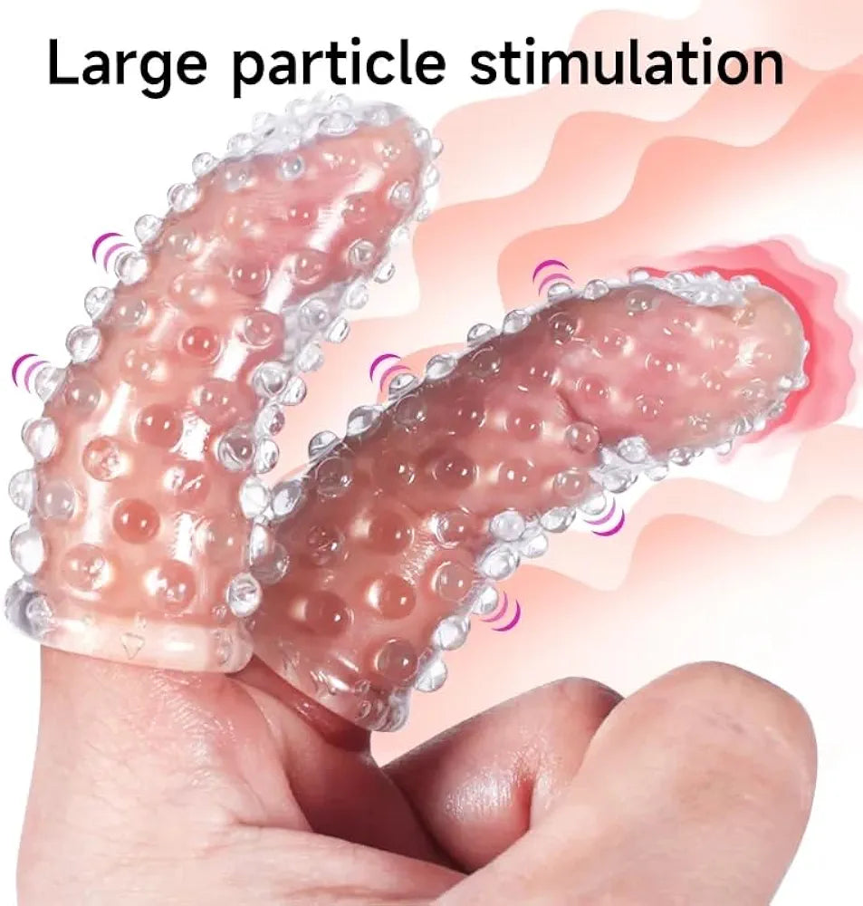 4-Piece Silicone Finger Vibrator Set for Targeted G-Spot and Clitoral Stimulation