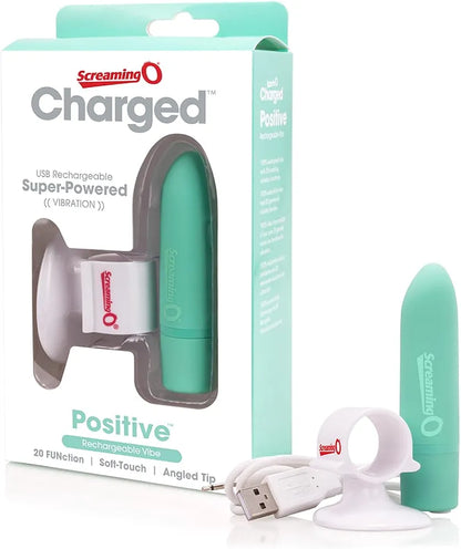 Screaming O Rechargeable Bullet Vibrator for Women - Kiwi