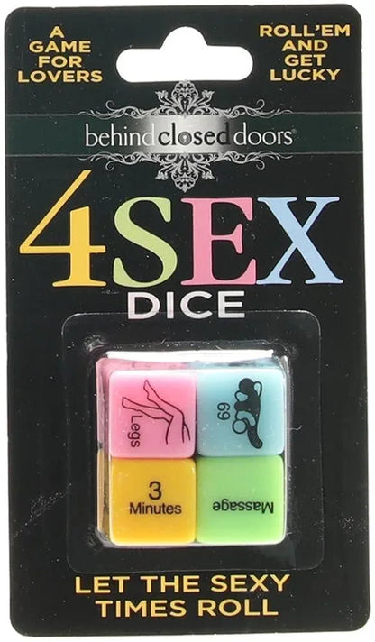 Adult Romantic Couple's Intimacy Game Dice Set