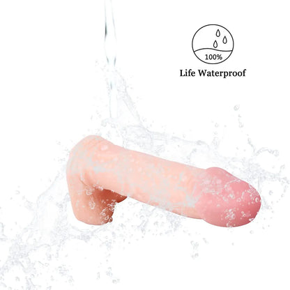 4.3-Inch Realistic Lifelike Dildo for Beginners - G-Spot Stimulator and Anal Training Toy