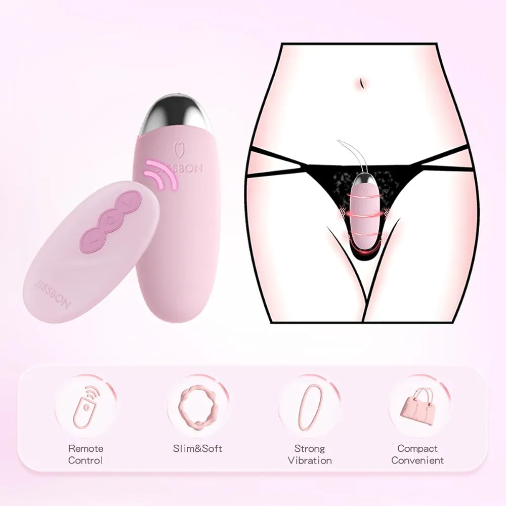 8-Mode Mini Silicone Bullet Vibrator - Wearable Personal Massager for Clitoral and Nipple Stimulation