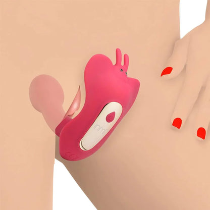 Butterfly Air-Pulse Clitoral Sucking Vibrator with Remote Control, 10 Suction Modes & 10 Vibration Patterns