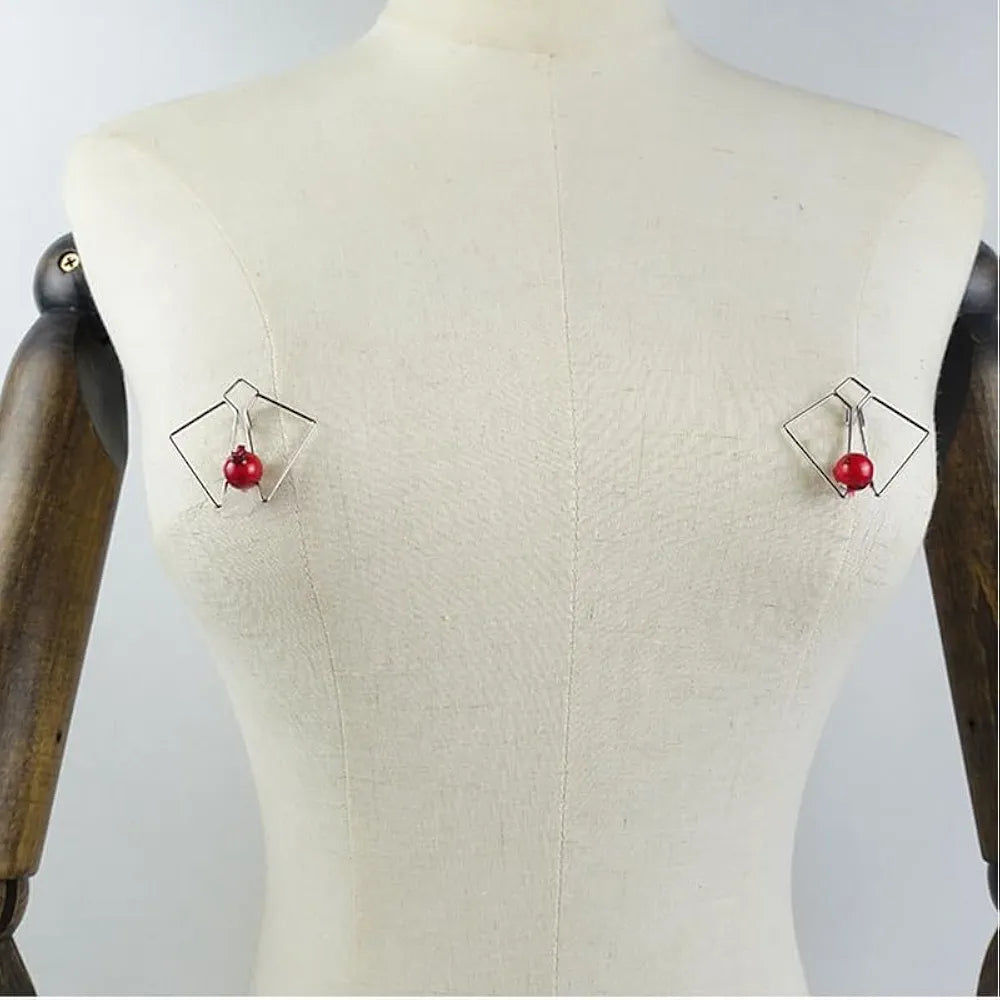 Adjustable Non-Piercing Nipple and Clitoral Clamps for Couples