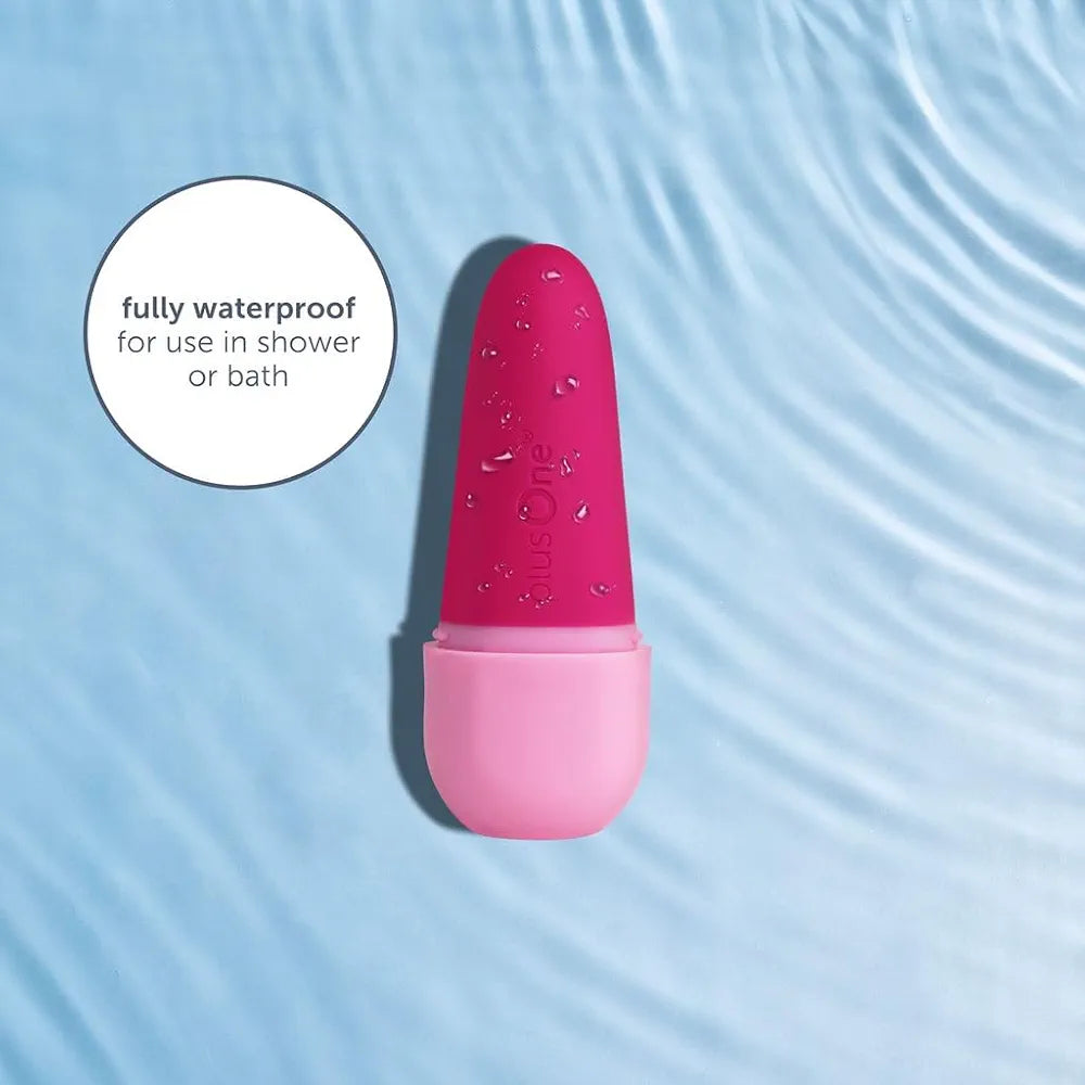plusOne Rechargeable Silicone Bullet Vibrator - 10 Vibration Modes, Waterproof & Quiet