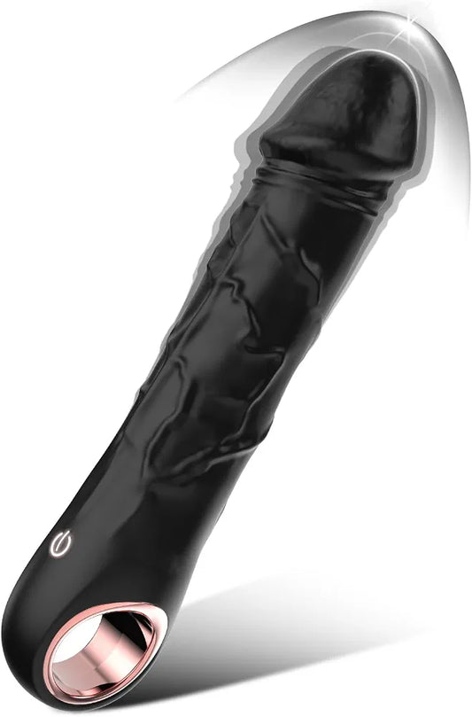 10-Mode Realistic Silicone G-Spot and Clitoral Vibrator for Targeted Stimulation