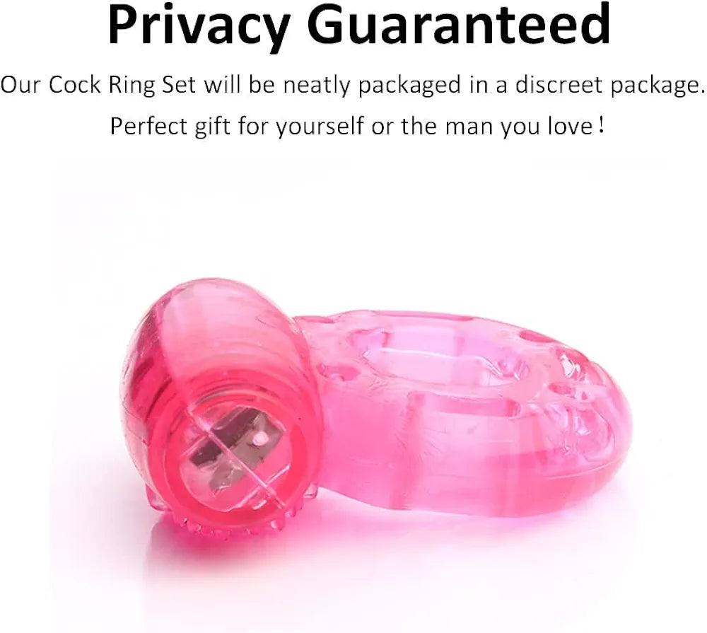 Dual-Action Vibrating Penis and Clitoral Stimulator Ring for Enhanced Performance