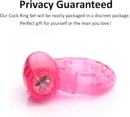 Dual-Action Vibrating Penis and Clitoral Stimulator Ring for Enhanced Performance