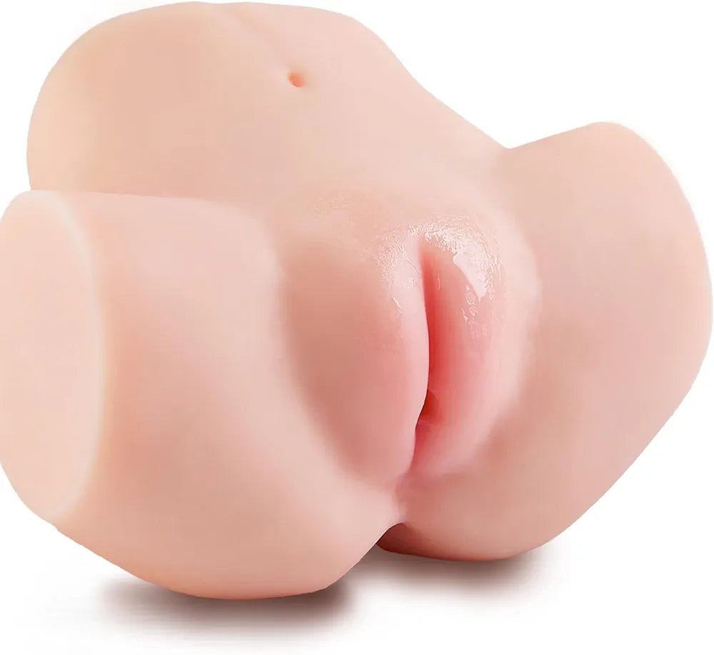 4.2LB Realistic Male Masturbator with 3D Textured Channel, Strong Suction, and Dual-Entry Design for Enhanced Stimulation