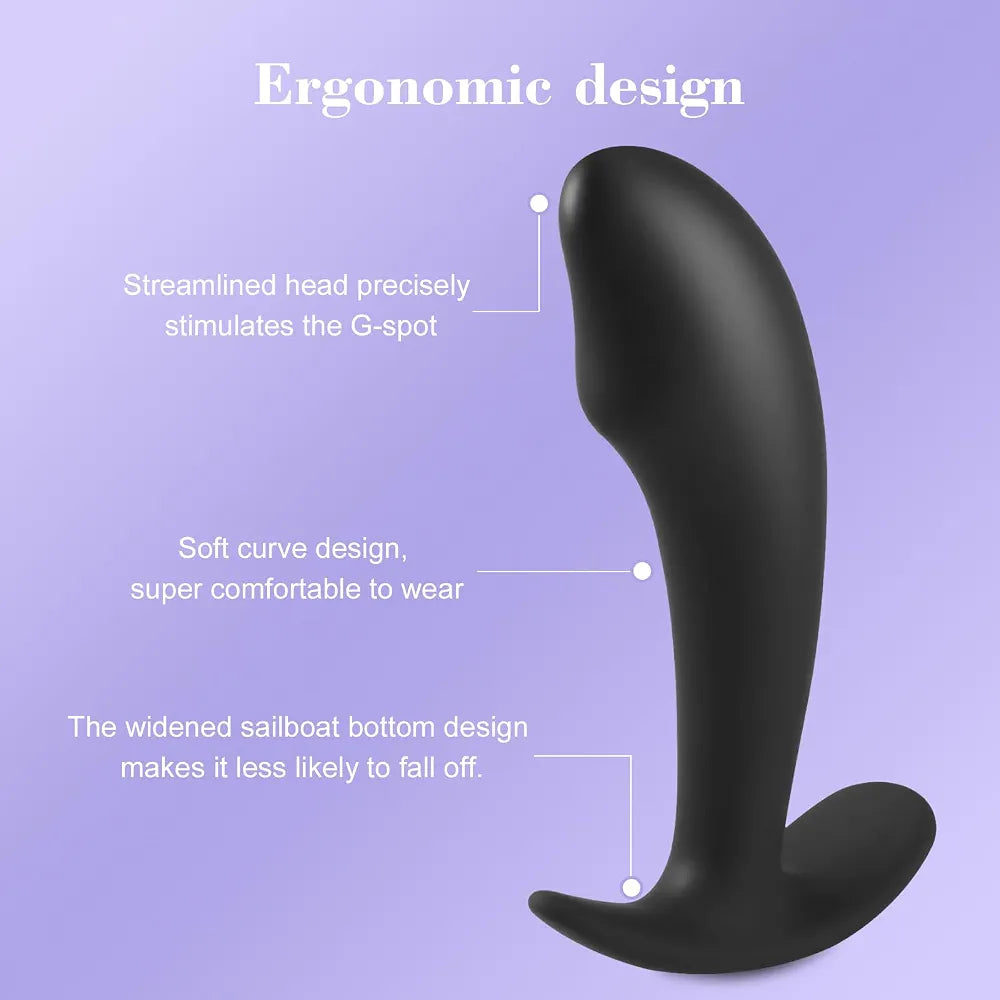 Silicone Anal Plug Set for Beginners - Comfortable Prostate Stimulator for Men and Women