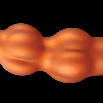 Premium Soft Silicone Graduated Anal Beads and Suction Cup Butt Plug
