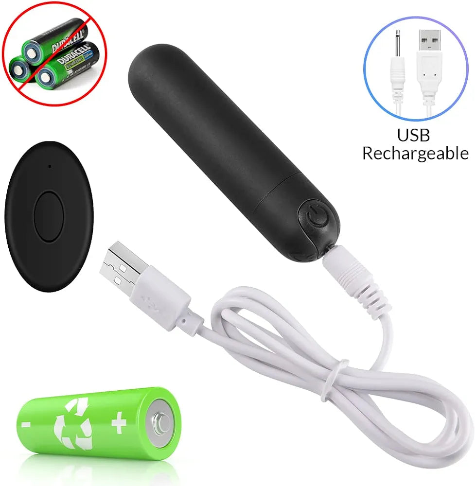 Whisper-Quiet Rechargeable Wand Massager: 10-Speed Waterproof Remote Control Vibrator for Travel