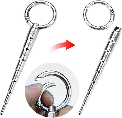 FST 3-Piece Stainless Steel Graduated Urethral Sound Dilator Set for Male Stimulation and Training