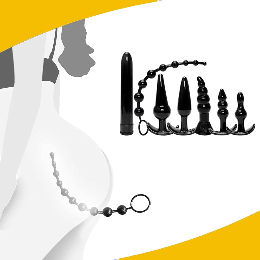 Beginner-Friendly Silicone Anal Training Plug Set for Couples