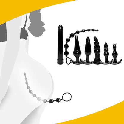 Beginner-Friendly Silicone Anal Training Plug Set for Couples
