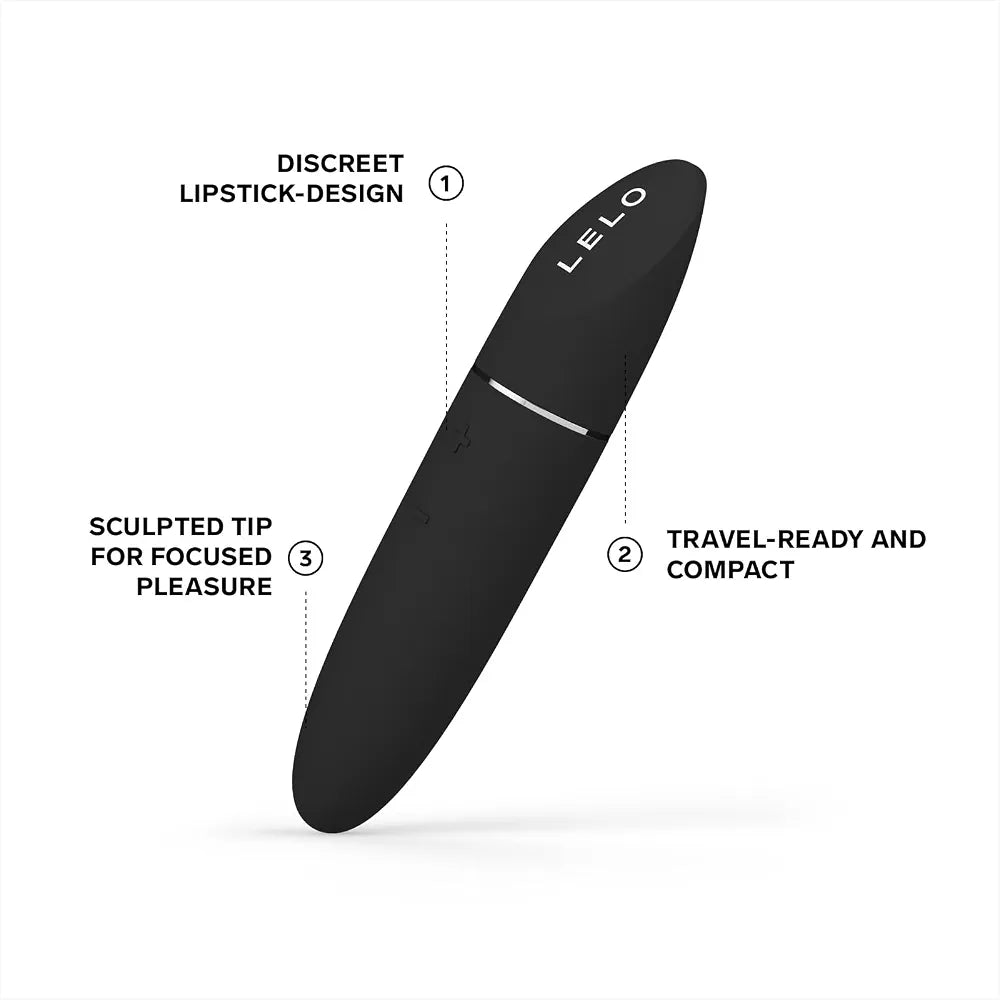 LELO MIA 3 Petite Personal Massager - Discreet Mini Vibrator with 8 Pleasure Settings
