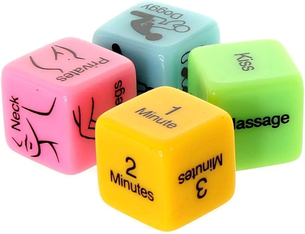 Adult Romantic Couple's Intimacy Game Dice Set