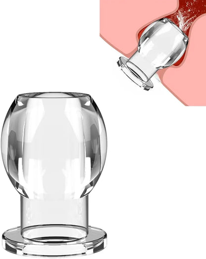 Clear Silicone Anal Plug and Dilator Set for Couples
