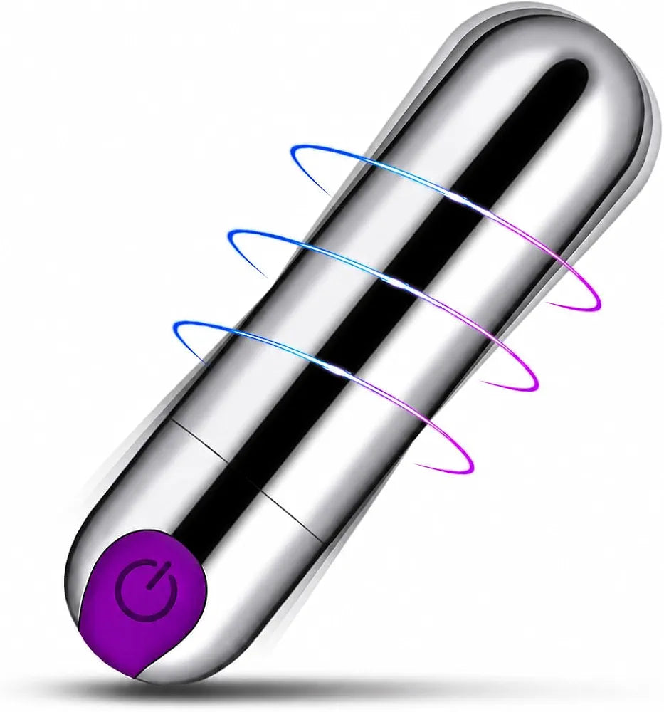 SilkyTouch 10-Mode USB Rechargeable Waterproof Bullet Vibrator for Targeted Stimulation