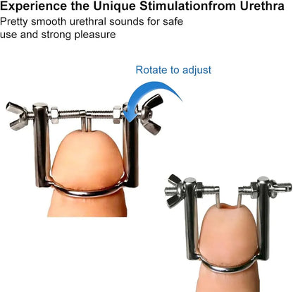 Adjustable Stainless Steel Urethral Dilator and Sounding Rod for Men